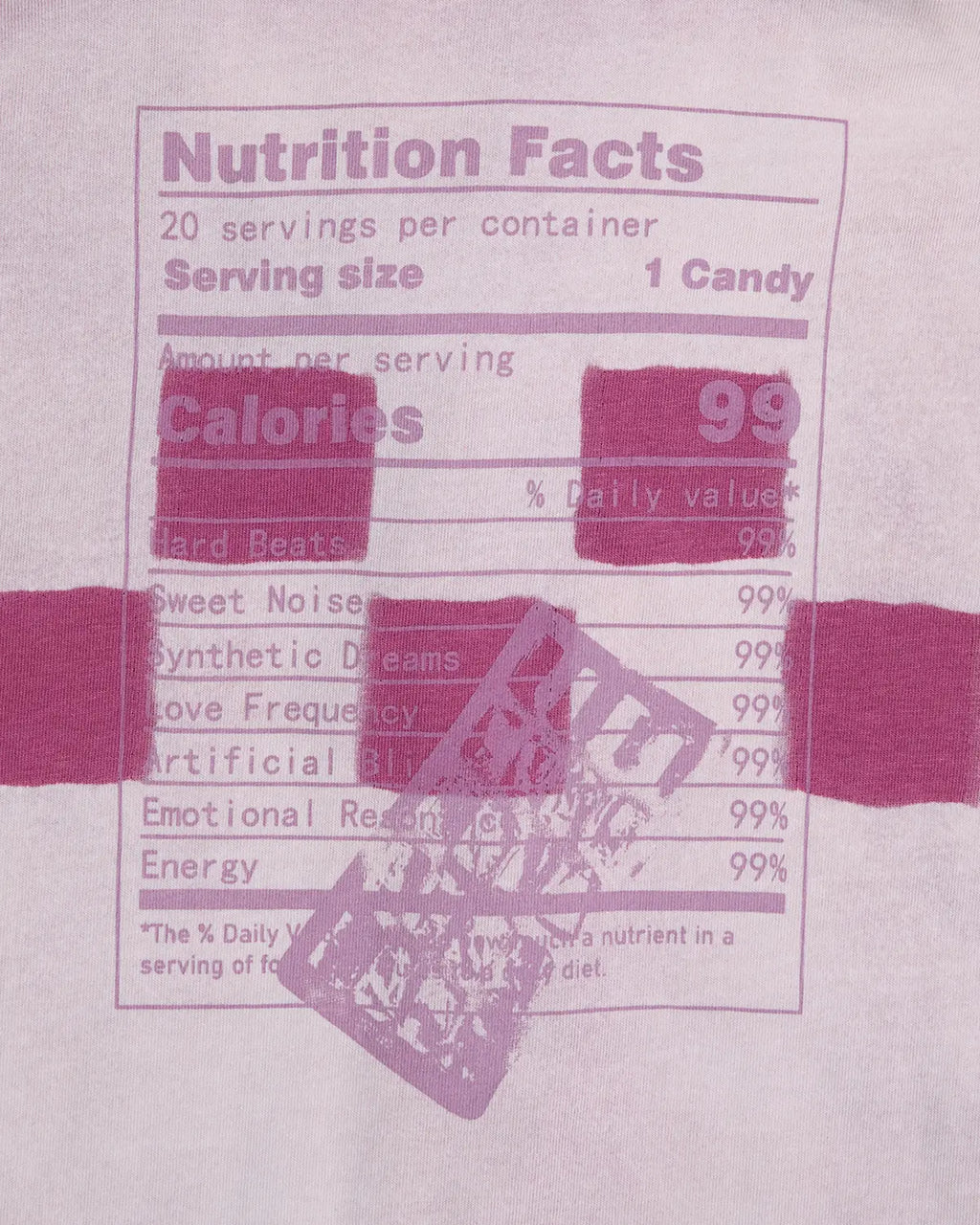 EMO “Taro Candy” Washed Cropped Polo Tee pink
