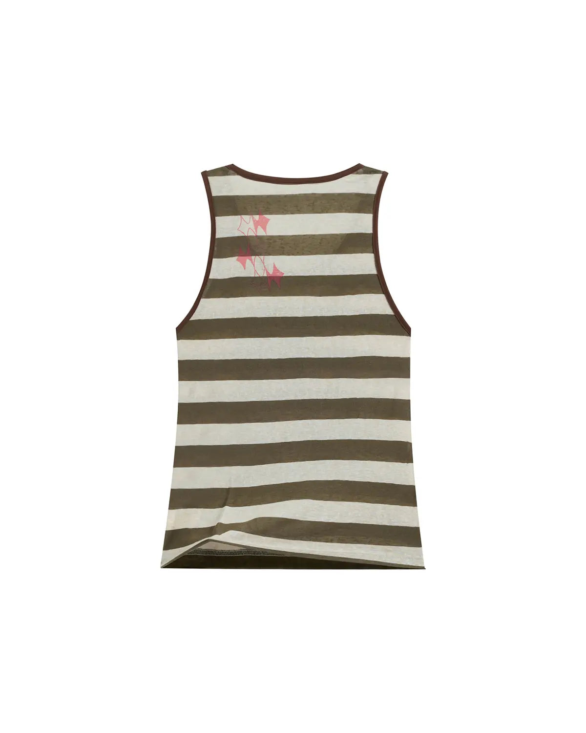EMO Torn Smiley Stripe Tank