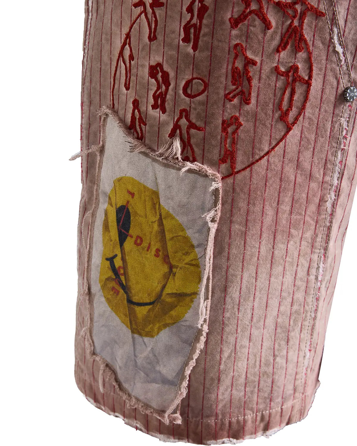 EMO “Acid Smiley” Washed Carpenter Shorts