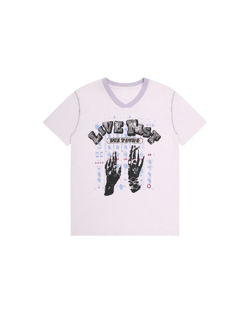 EMO Vintage Washed V-Neck Tee