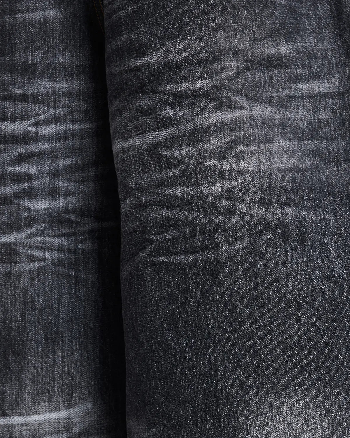 EMO Washed Denim Panel Cropped Jeans