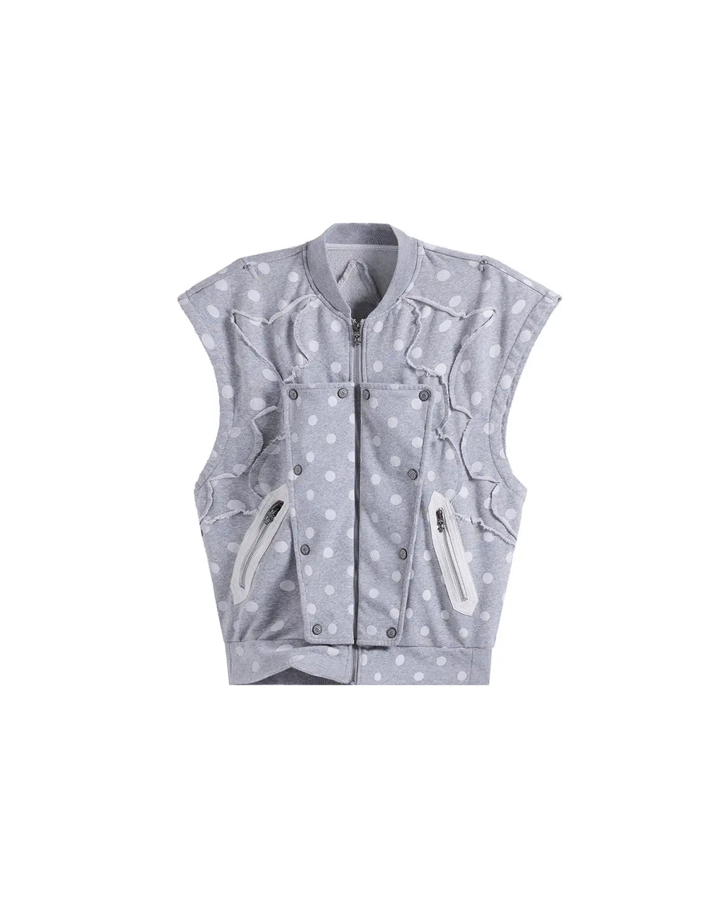 EMO Retro Polka Dot Napoleon Vest