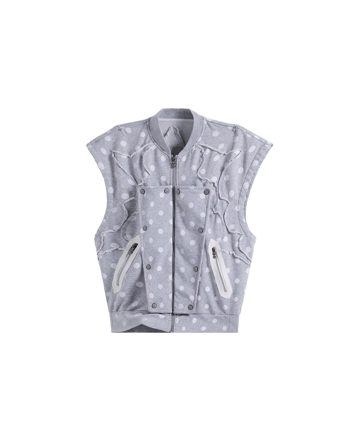 EMO Retro Polka Dot Napoleon Vest