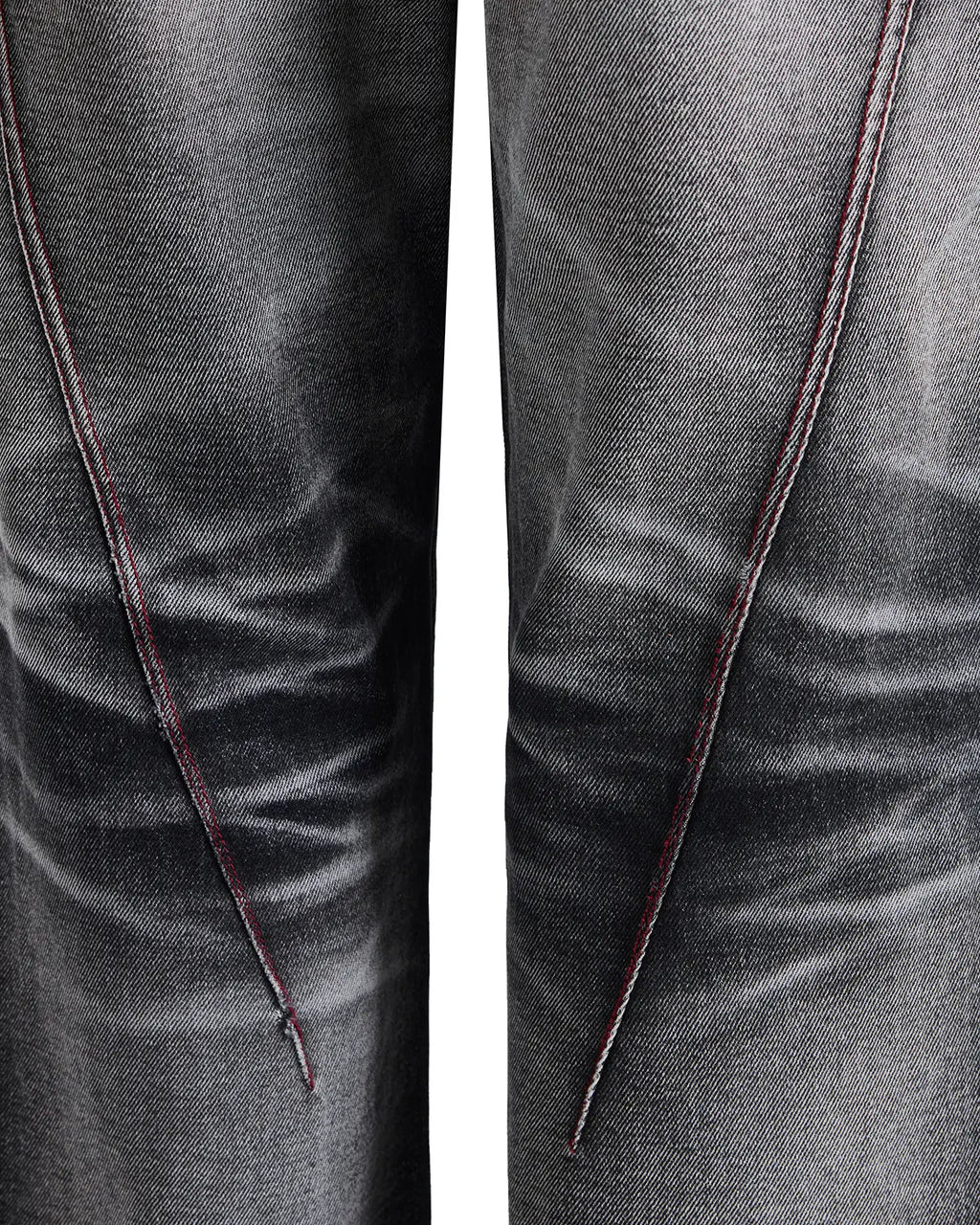 EMO Red Stitch Vintage Wash Slim Jeans