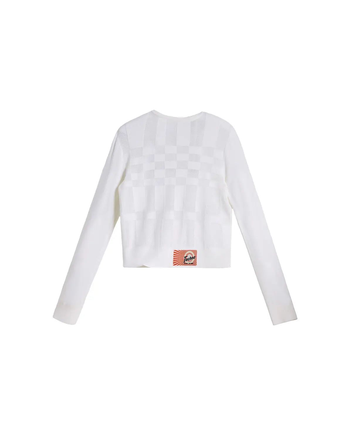 EMO “Techno Wash” Wool Blend Cardigan（white）