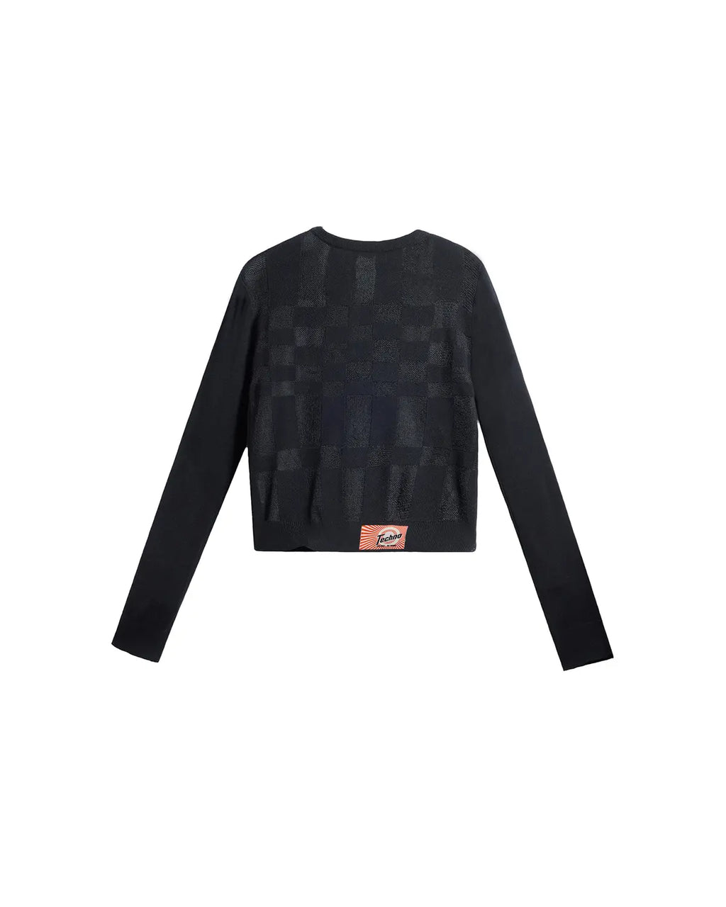 EMO “Techno Wash” Wool Blend Cardigan Black