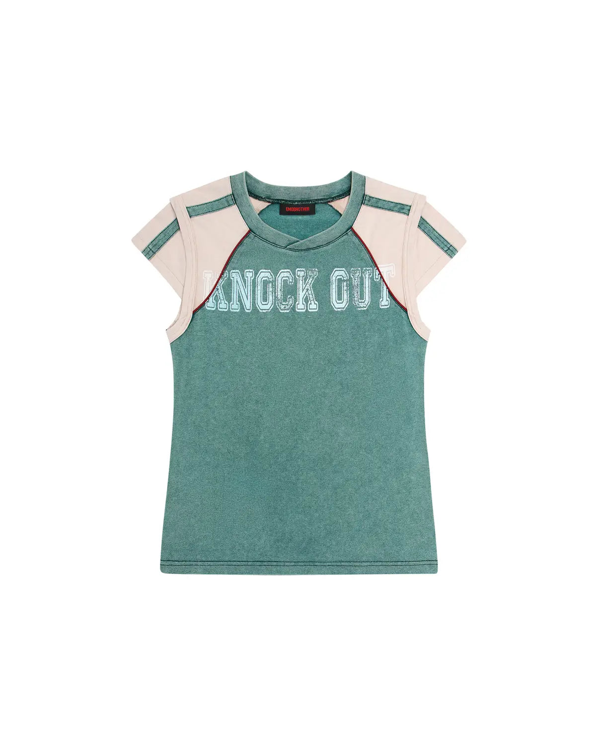 EMO Retro Soccer Raglan Tee Green