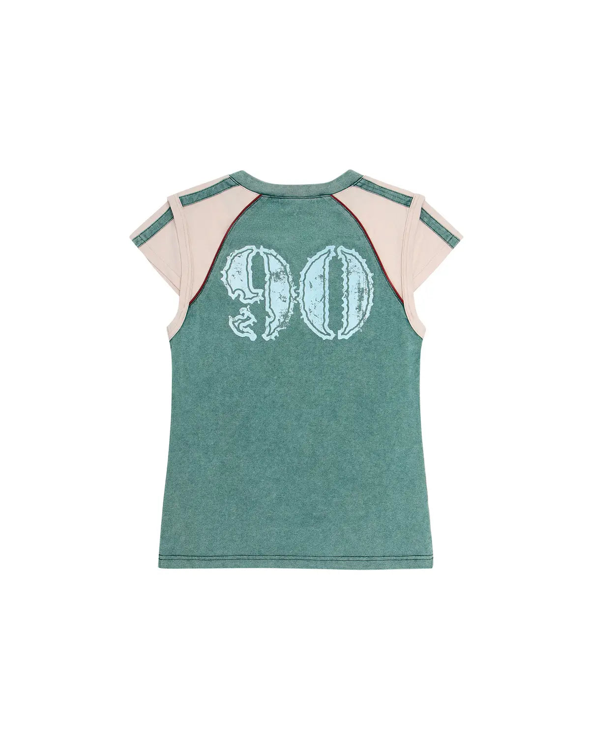 EMO Retro Soccer Raglan Tee Green