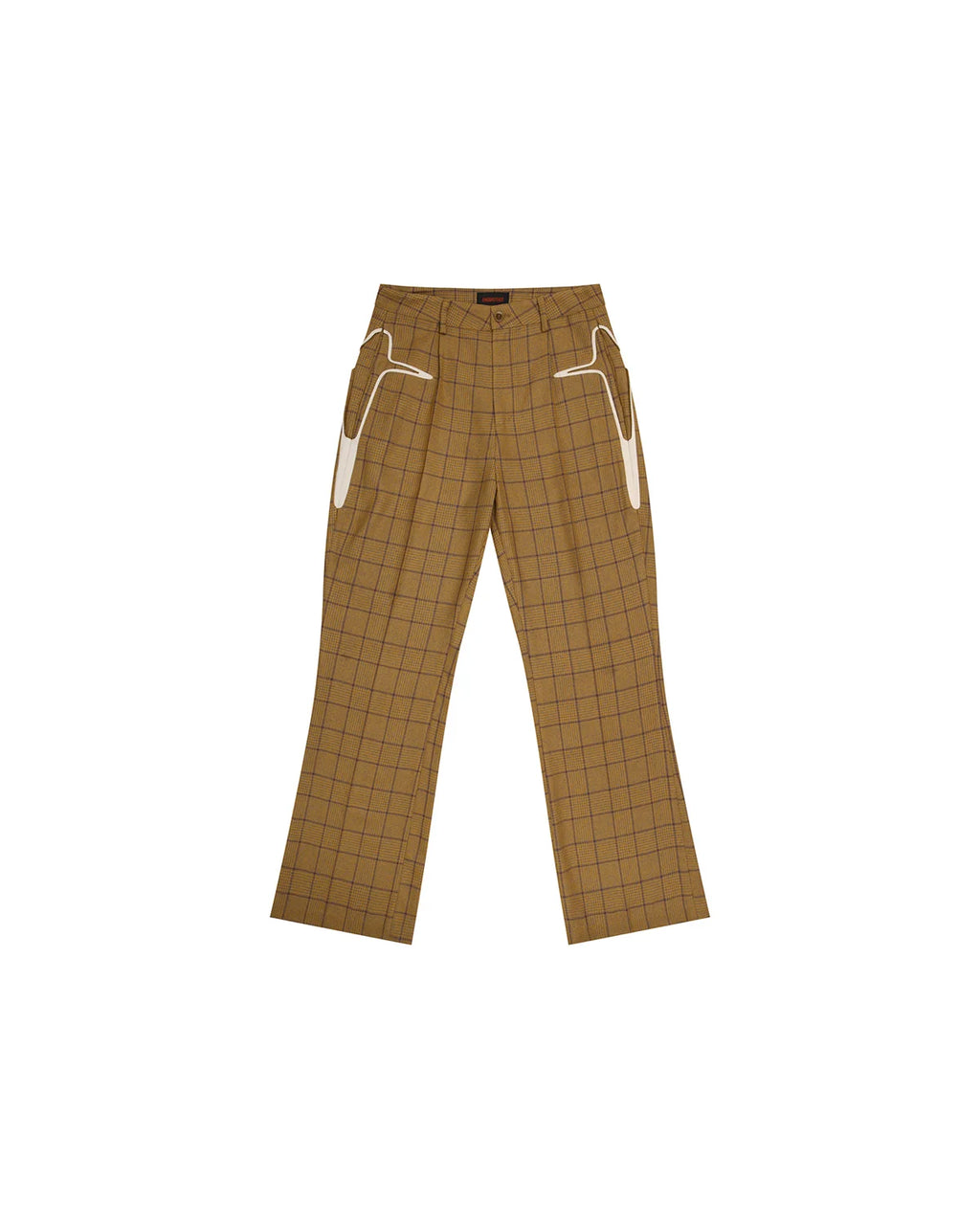 EMO Deconstructed Plaid Jacquard Trousers