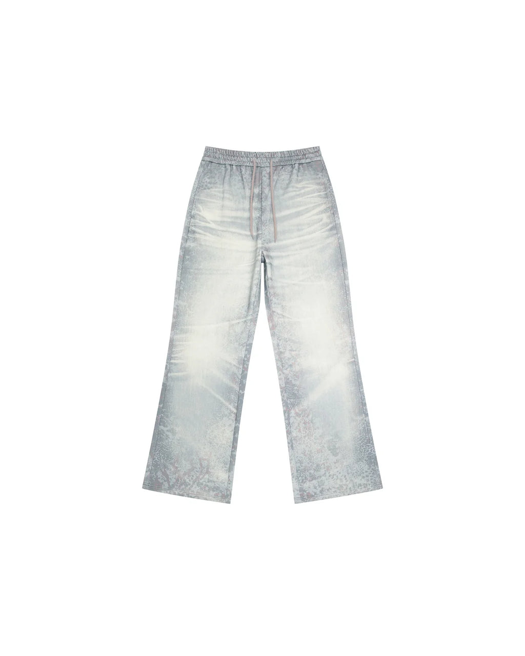 EMO Trompe-L'œil Print Sweatpants Blue
