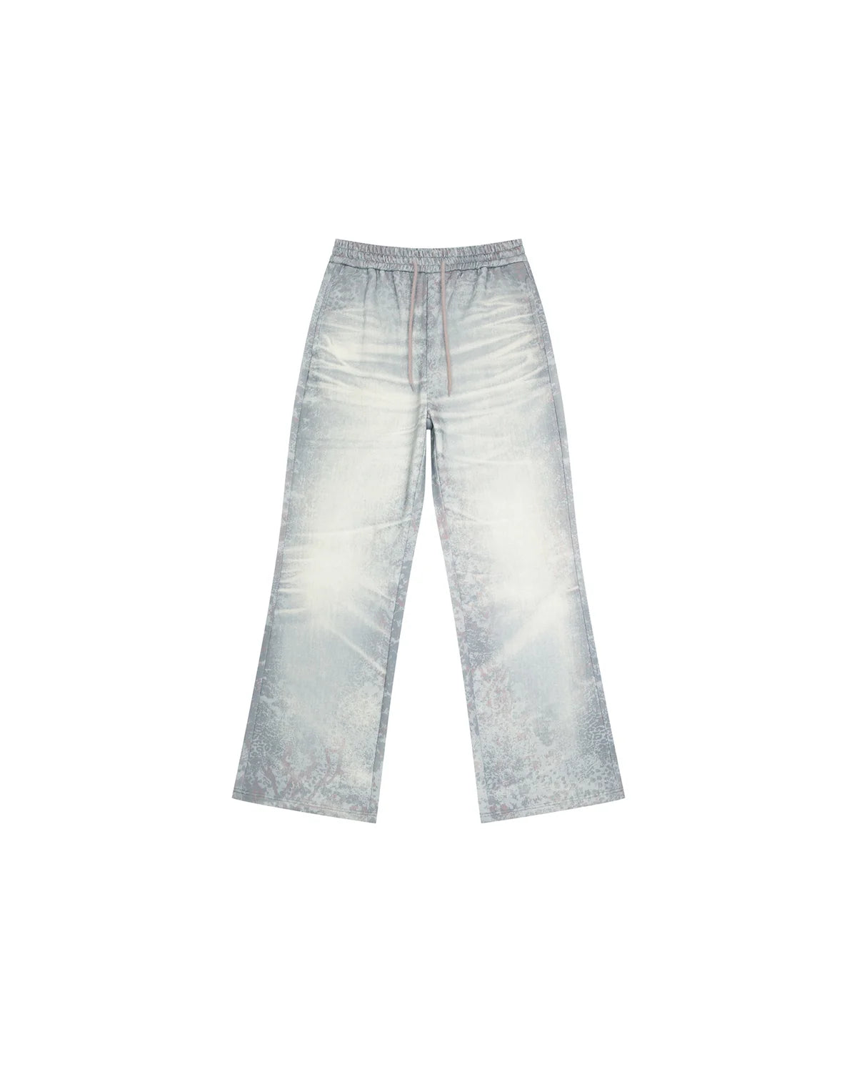 EMO Trompe-L'œil Print Sweatpants Blue