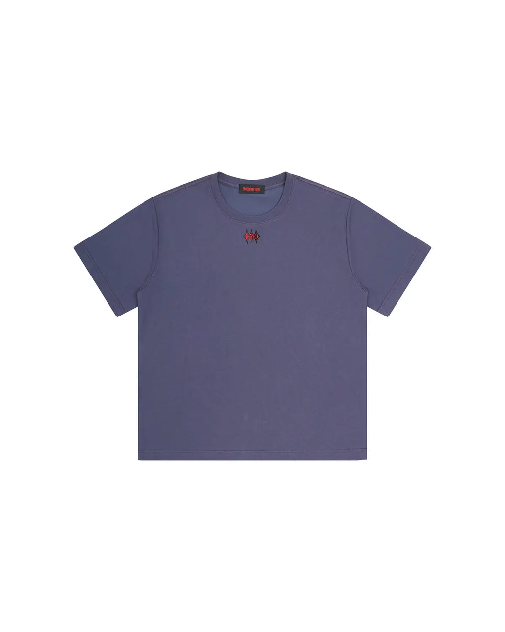 EMO Structured Micro Logo Essential Tee Purple