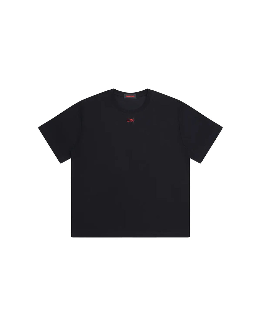 EMO Structured Micro Logo Essential Tee Black