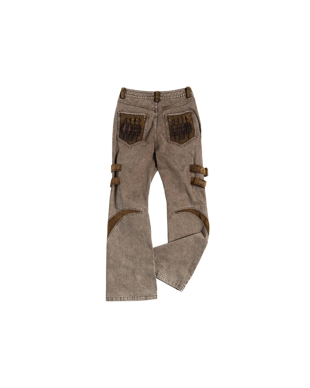 EMO Suede Panel Workwear Pants