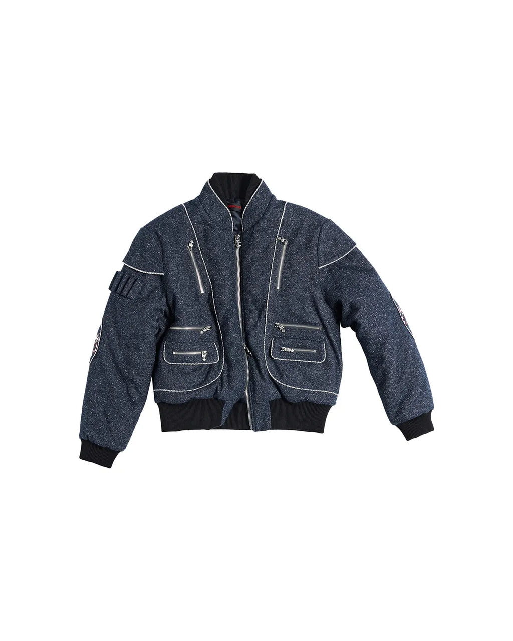 EMO Panelled Brushed Flight Jacket