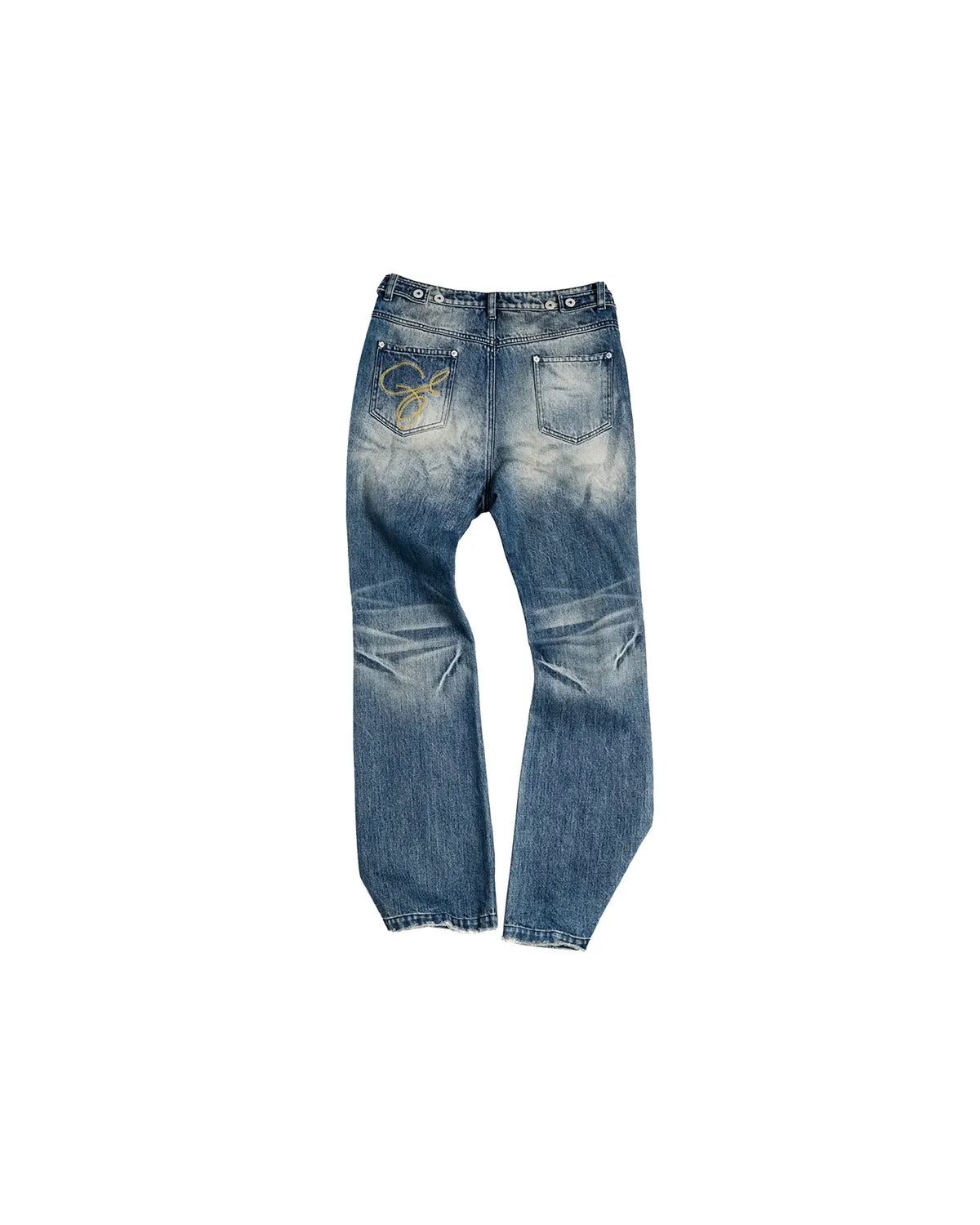 EMO Square Studded Slim Fit Jeans