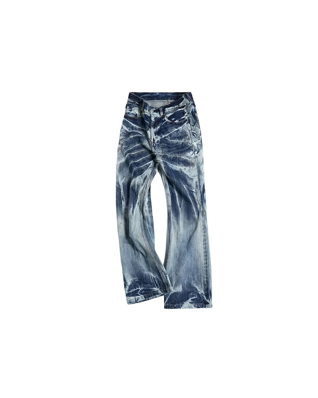 EMO Lightning Wash Wide-Leg Jeans