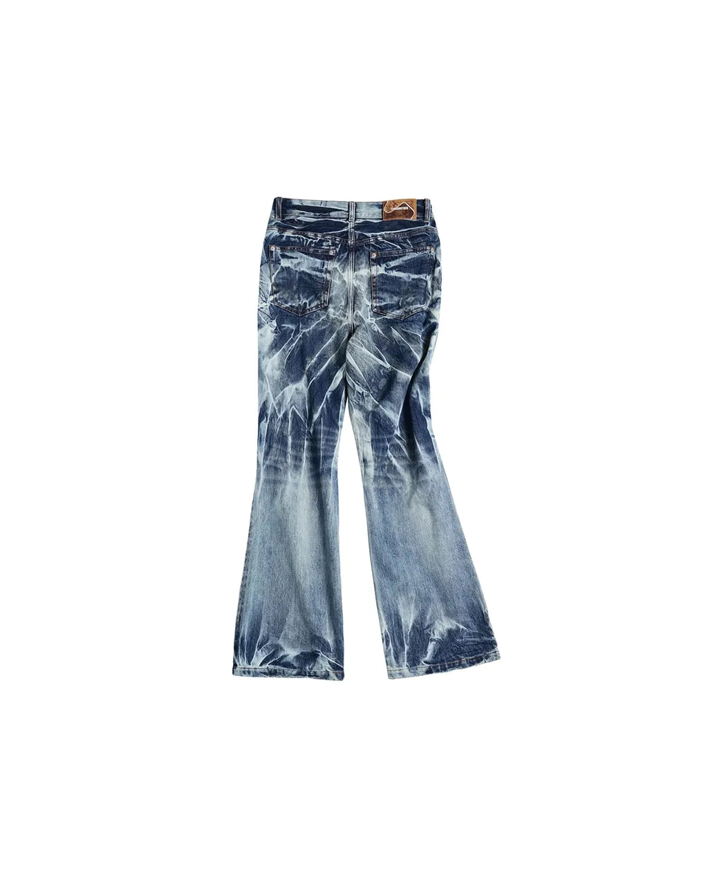 EMO Lightning Wash Wide-Leg Jeans