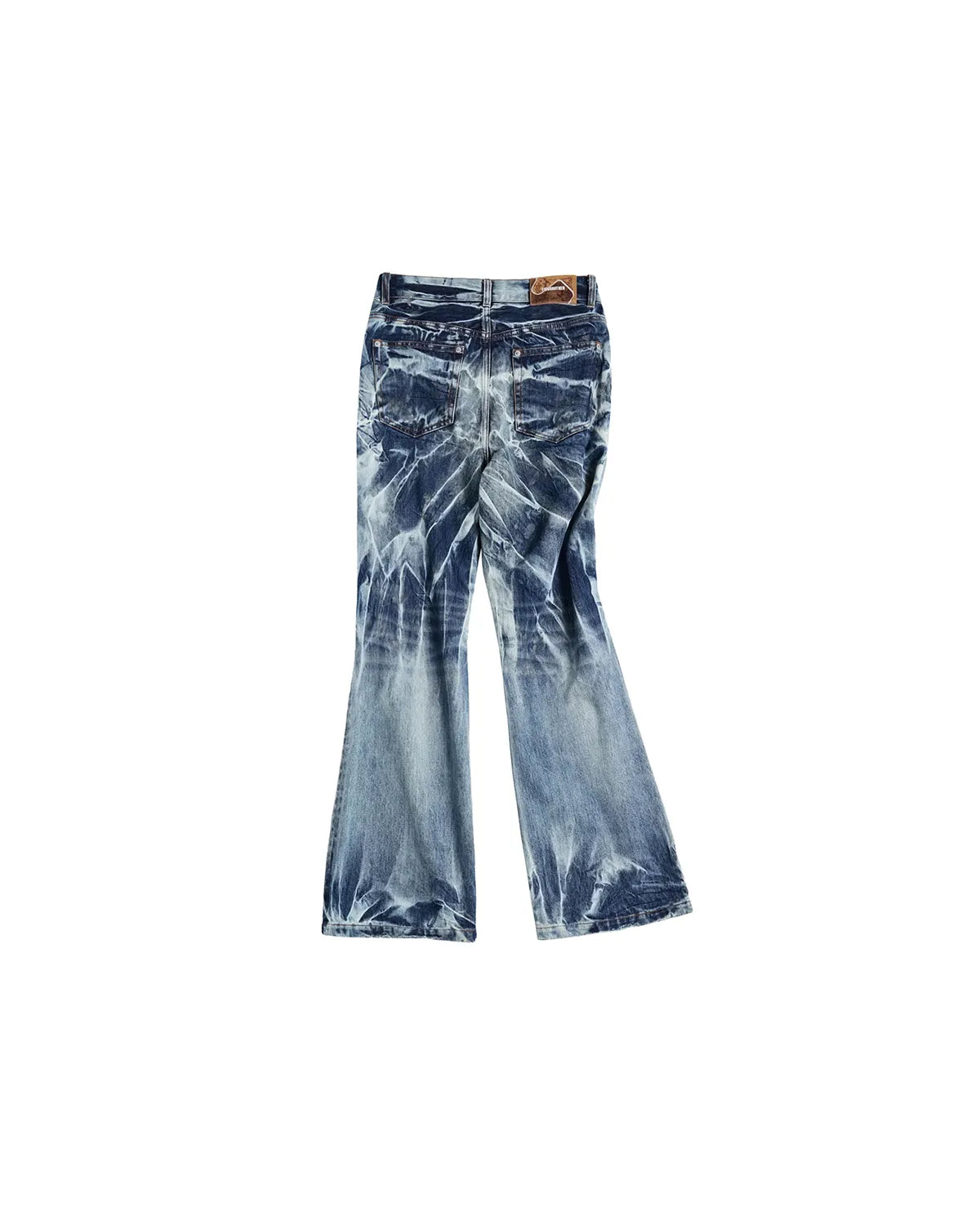 EMO Lightning Wash Wide-Leg Jeans